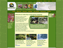 Tablet Screenshot of cedar-run.com